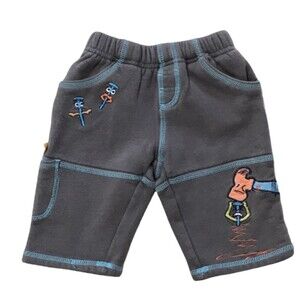 18m Flapdoodles Toddler Embroidered Tools Sweatpants Joggers